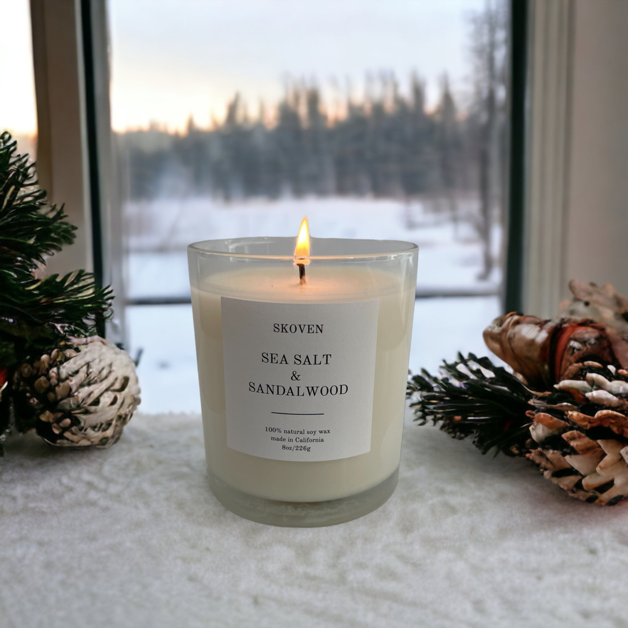 Sea Salt and Sandalwood Candle
