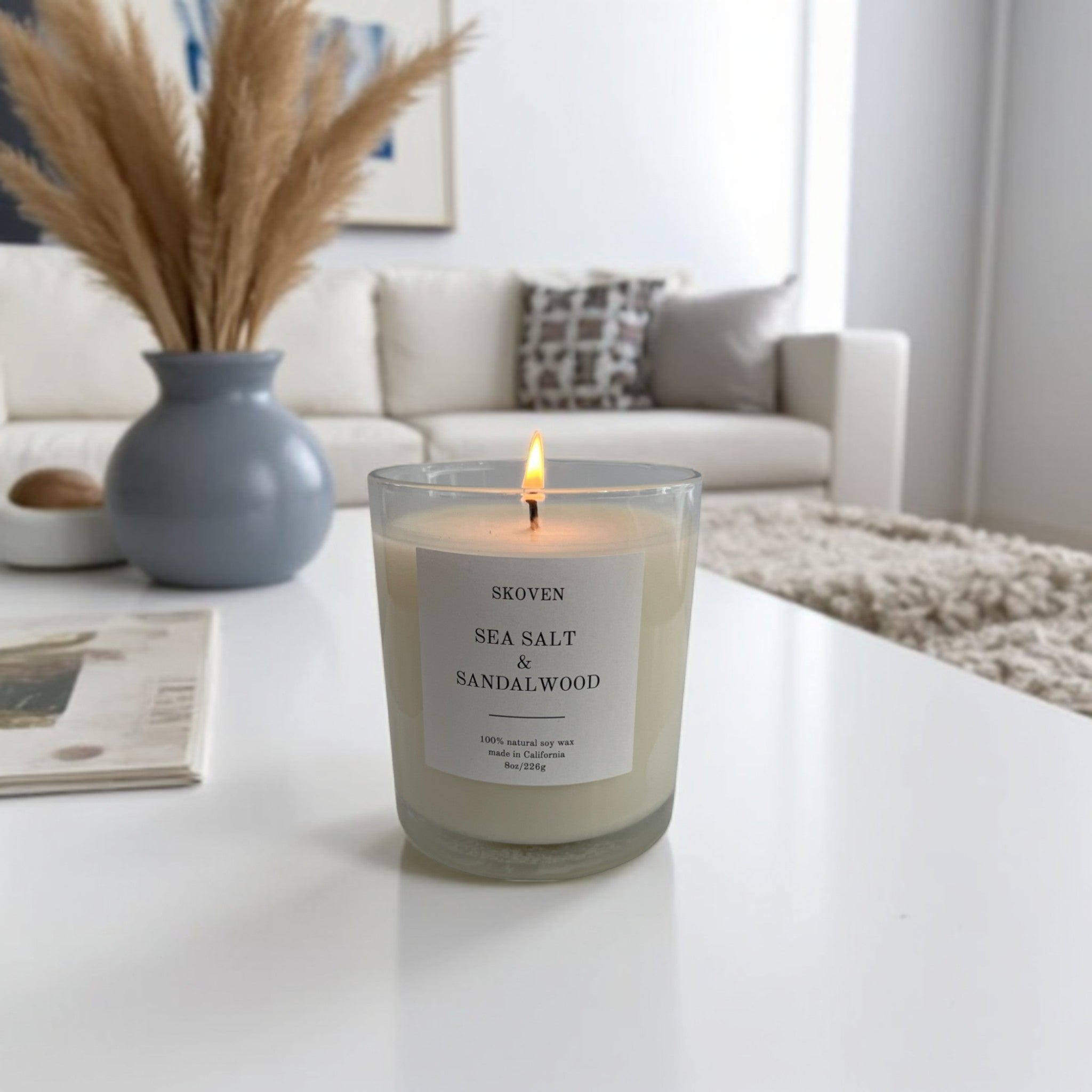 Sea Salt and Sandalwood Candle