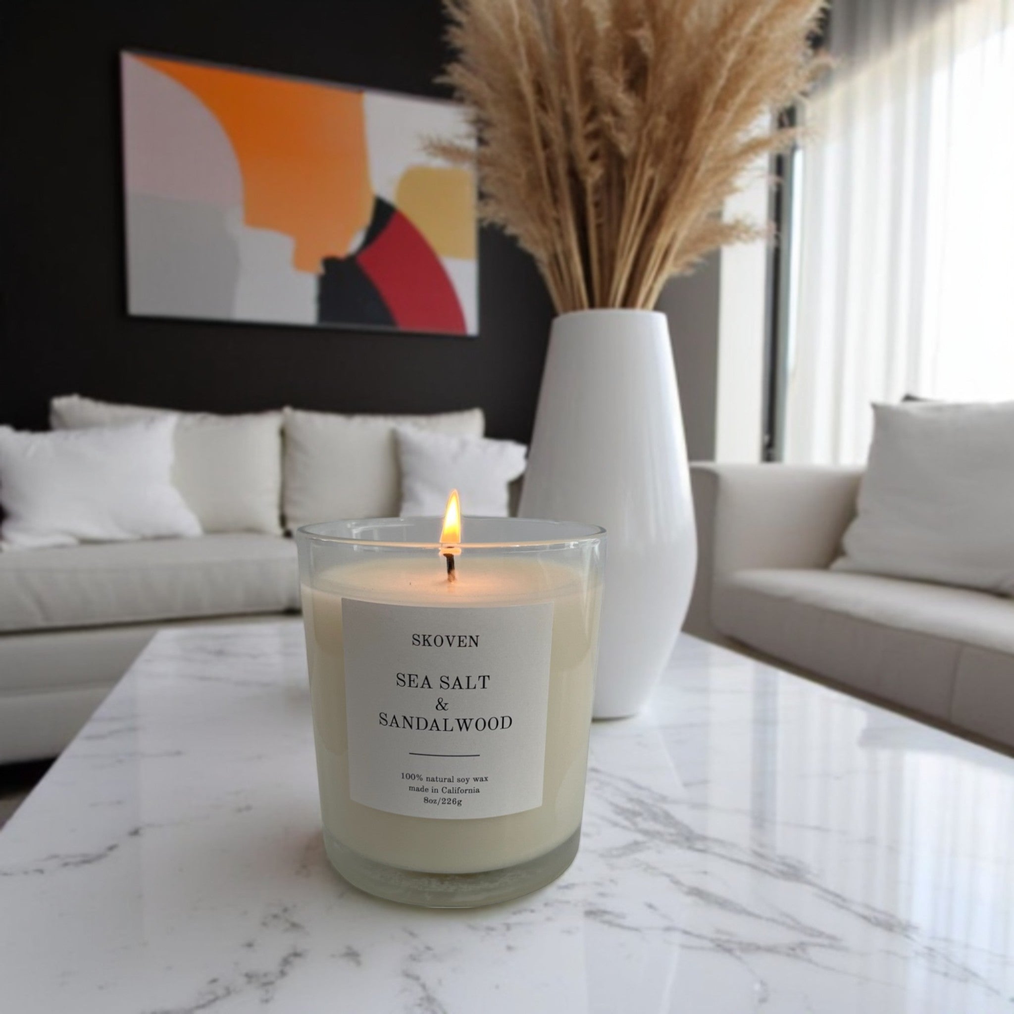 Sea Salt and Sandalwood Candle