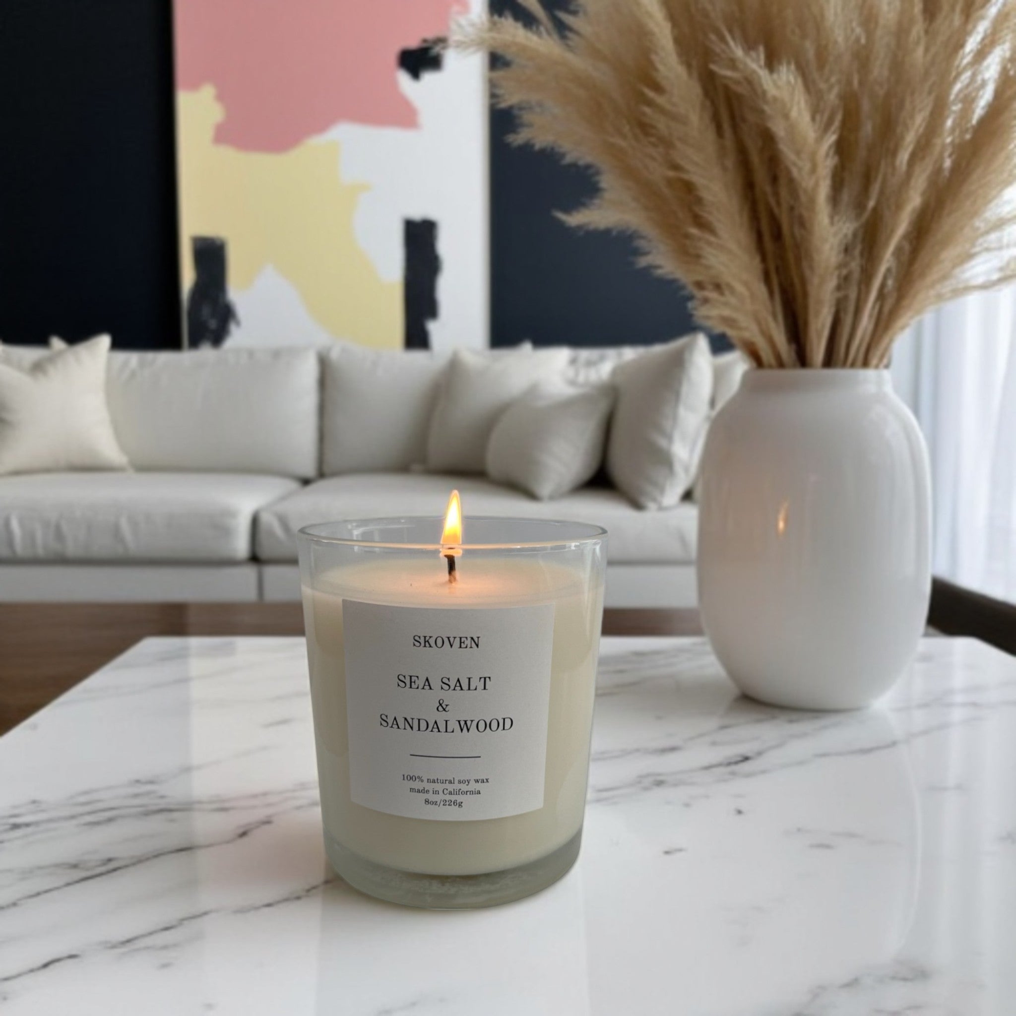 Sea Salt and Sandalwood Candle