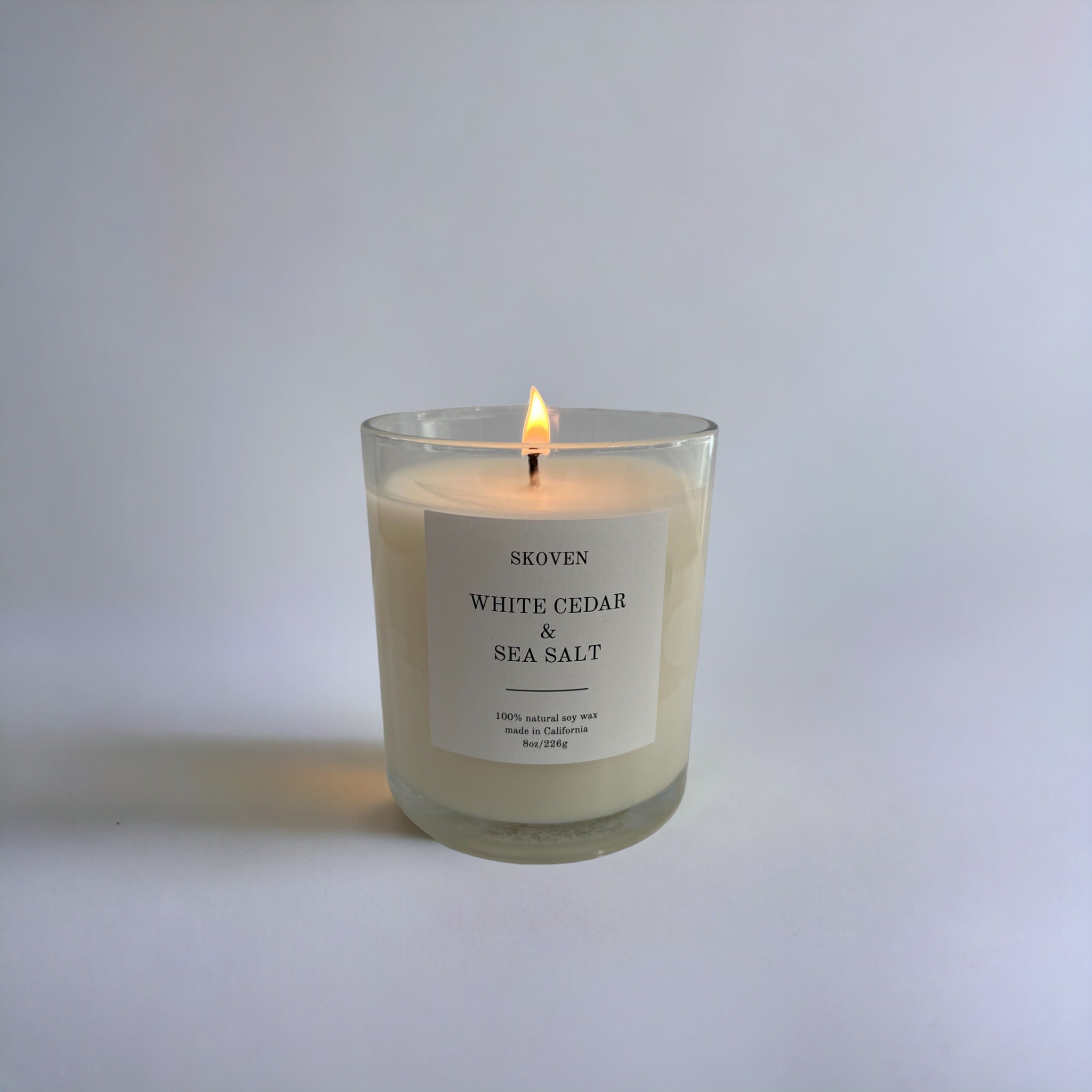 White Cedar and Sea Salt Candle